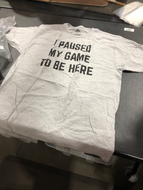 Photo 1 of "I paused my game to be here" t-shirt size large