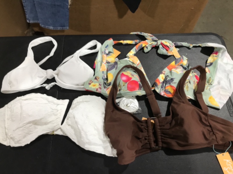 Photo 1 of 4 PACK OF BIKINI TOP VARIETY OF STYLES & SIZE 