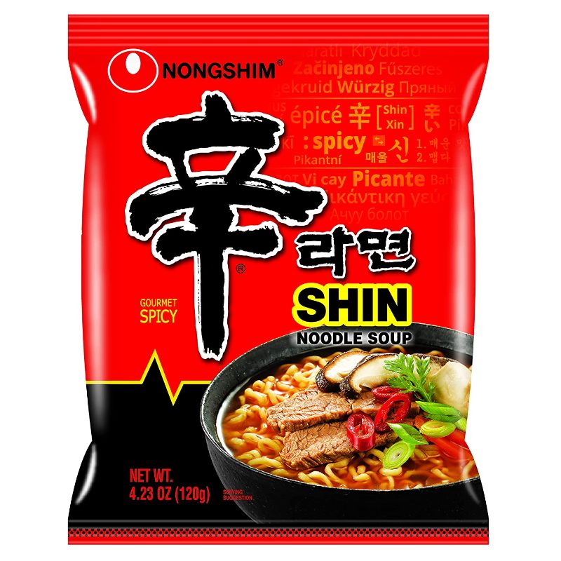 Photo 1 of 20-Pack NongShim Shin Ramyun Noodle Soup (4.2 Ounce) EXP 10/08/2023