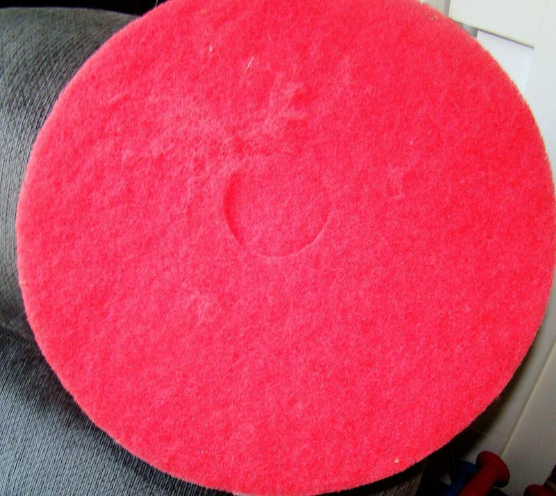 Photo 1 of 17 inch Bulldozer Buffing Pads RED - LOT of 5  Item # 0723GM  NEW -No Box
