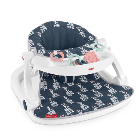 Photo 1 of Fisher-Price Navy Garden Sit-Me-up Floor Seat