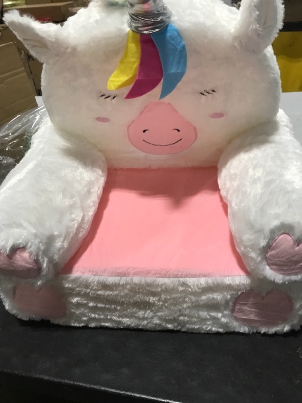 Photo 1 of Animal Adventure | Sweet Seats | Teal Unicorn | Soft Plush Children's Chair