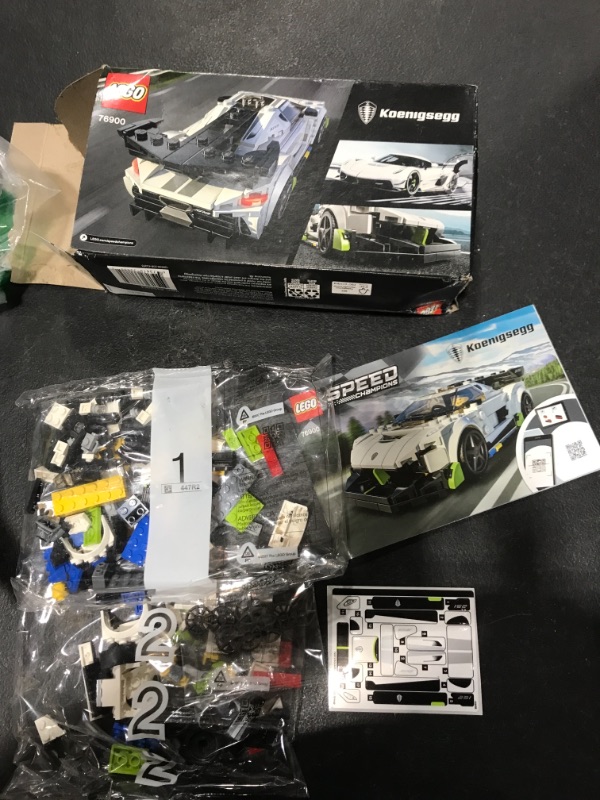 Photo 2 of LEGO Speed Champions Koenigsegg Jesko 76900 Building Toy Set for Kids, Boys, and Girls Ages 7+ (280 Pieces)