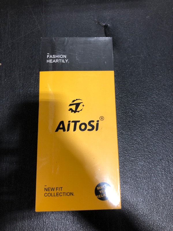 Photo 1 of AiToSi 5 Pairs Athletic Socks Cotton Cushioning Men & Women Running Mid Crew Socks Grey 4-8