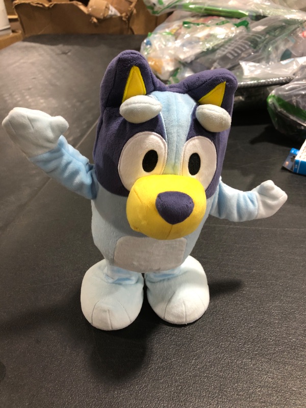 Photo 2 of Bluey Dance and Play 14" Animated Plush | Over 55 Phrases and Songs, Multicolor. 