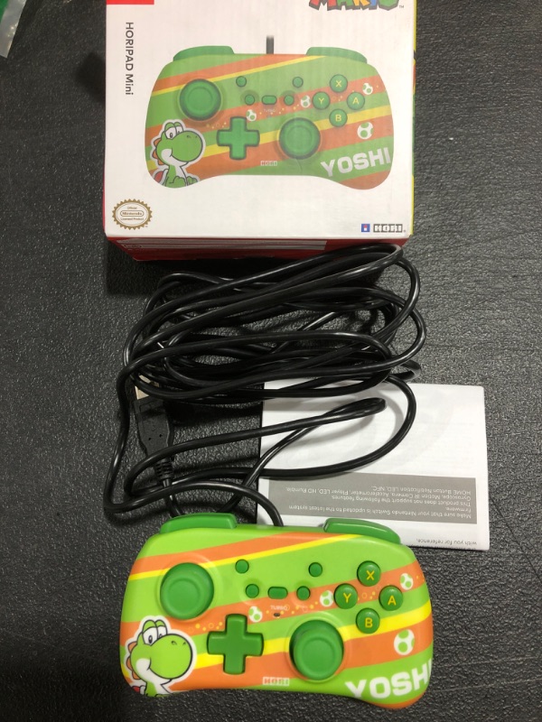 Photo 2 of HORI - NSW Yoshi Edition Mini Hori-Pad Controller
