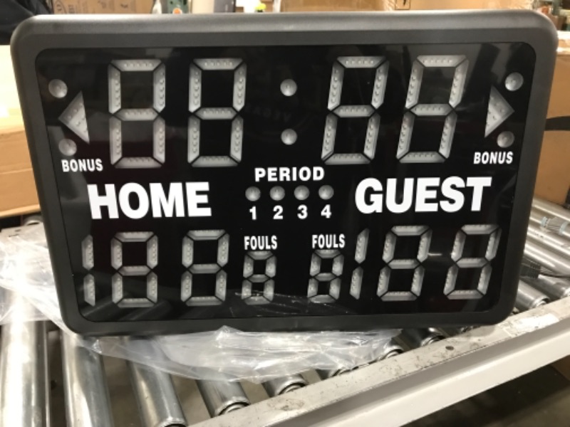 Photo 2 of ** FOR PARTS ONLY!!** MacGregor Multisport Indoor Scoreboard with Remote