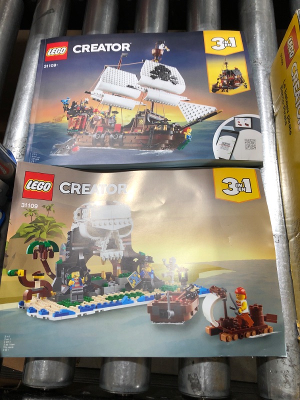 Photo 4 of LEGO Creator 3in1 Pirate Ship 31109 Building Toy Set for Kids, Boys, and Girls Ages 9+ (1,264 Pieces) Frustration-Free Packaging