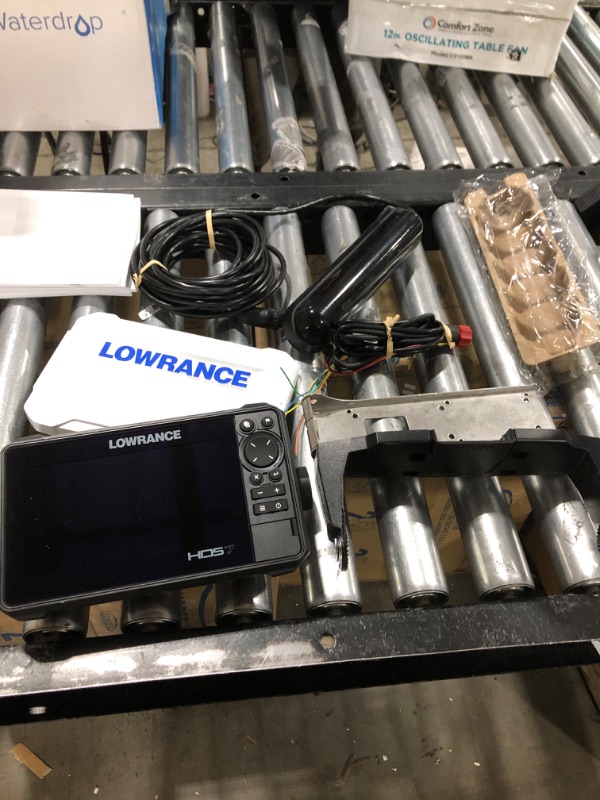 Photo 1 of Lowrance HDS-Live Fish Finder, Multi-Touch Screen, Live Sonar Compatible, Preloaded C-MAP US Enhanced Mapping HDS-7 Live Active Imaging 3-in-1