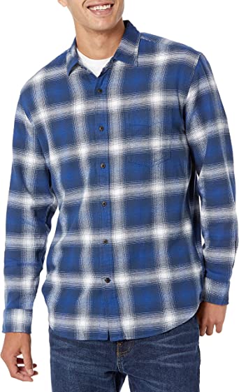 Photo 1 of Amazon Essentials Men's Long-Sleeve Flannel Shirt (Available in Big & Tall)
sixe XXL
