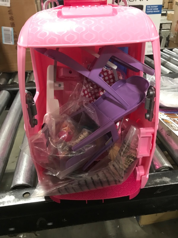 Photo 4 of Barbie Camper Playset With Barbie Accessories, Pool And Furniture, Rolling Vehicle With Campsite Transformation??? [Amazon Exclusive]