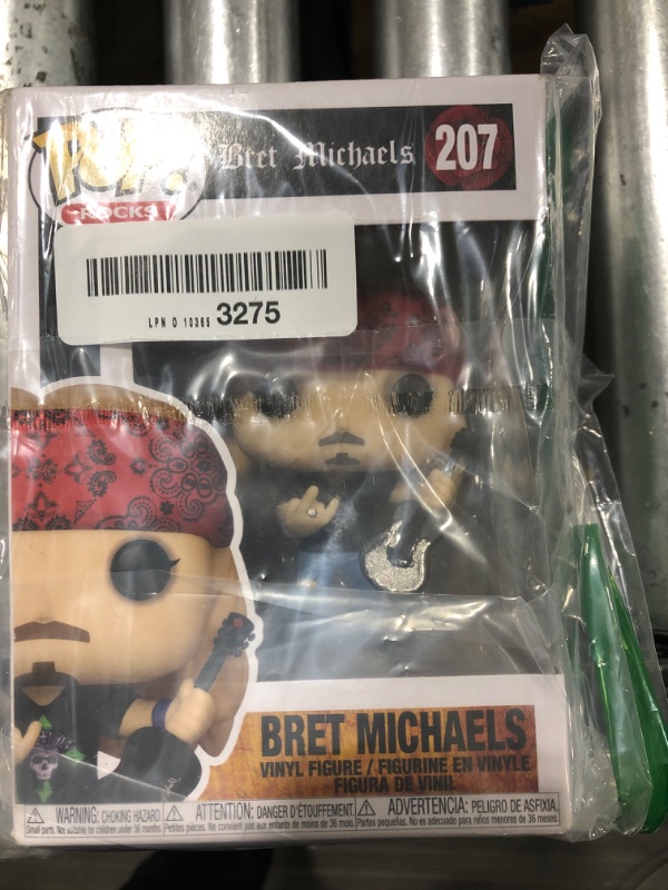 Photo 1 of BRET MICHAELS VINYL FIGURE POP 