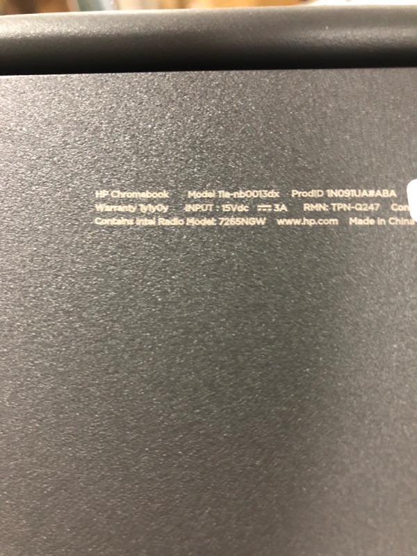 Photo 1 of NEW HP Chromebook 11.6in Display Intel Celeron N3350 4GB RAM 32GB eMMC Chrome OS