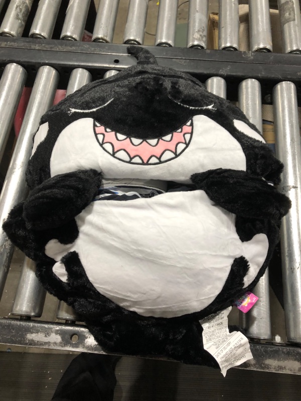 Photo 1 of Happy Nappers™ 2-in-1 Shark Pillow in Black