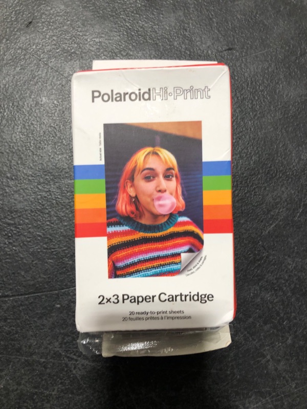 Photo 2 of Polaroid Hi-Print Paper - 2x3 Paper Cartridge (20 Sheets) Dye-Sub (Not ZINK) Cartridge Single Pack