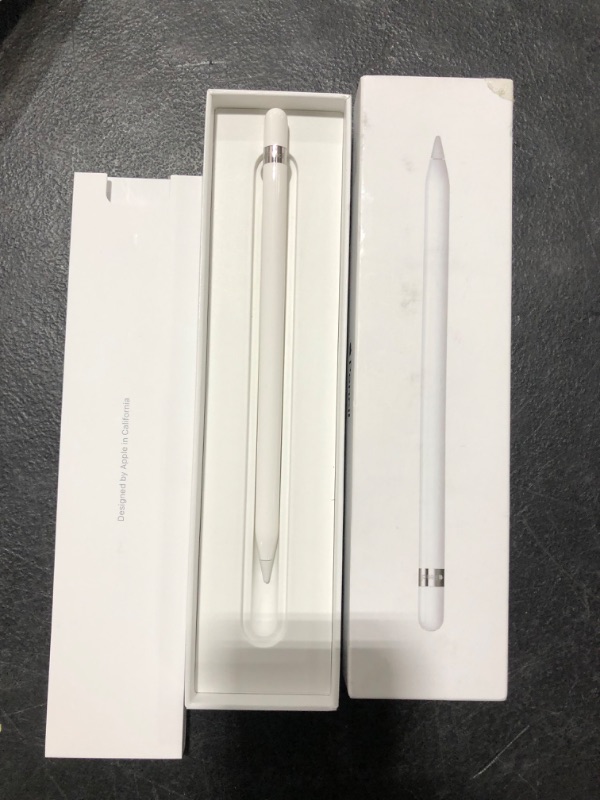 Photo 2 of Apple - Pencil (1st Generation) with USB-C to Pencil Adapter - White
