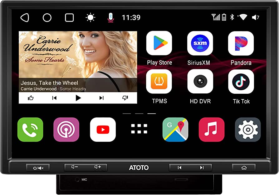 Photo 1 of [10 inch/QLED] ATOTO S8 Pro S8G2104PR-N Double-DIN Android Car Stereo Receiver,Wireless CarPlay & Android Auto,Dual BT w/aptX HD,Split Screen Display,USB Tethering, VSV&LRV, Built-in 4G Cellular Modem
