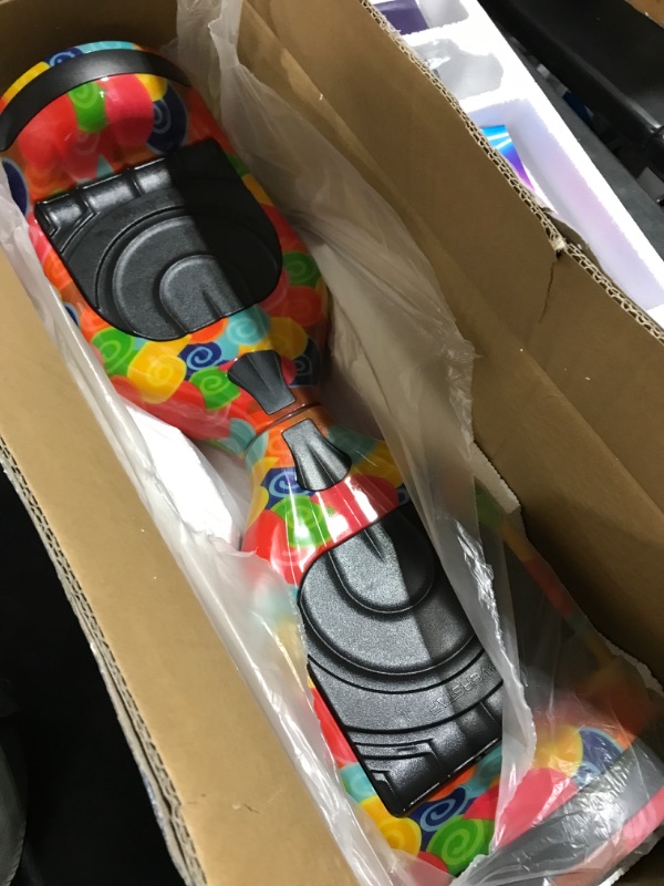 Photo 1 of Hoverstar Flash Wheel Hoverboard 6.5 in. Bluetooth Speaker with LED Light Self Balancing Wheel Electric Scooter

