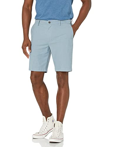 Photo 1 of Amazon Essentials Men's Slim-Fit 9" Lightweight Comfort Stretch Oxford Short (Previously Goodthreads), Pale Blue, 33
