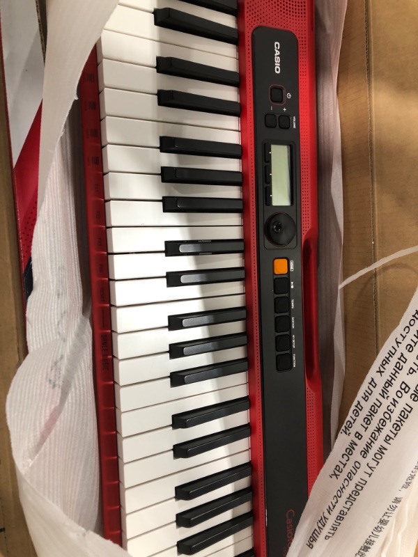 Photo 4 of Casio CT-S200RD PPK 61-Key Premium Keyboard Pack with Stand, Headphones & Power Supply, Red