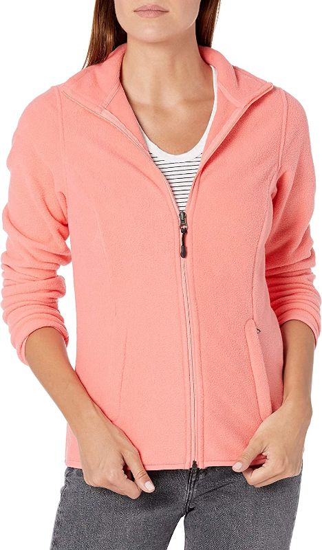 Photo 1 of Amazon Essentials Women's Classic-Fit Long-Sleeve Full-Zip Polar Soft Fleece Jacket Size Large
