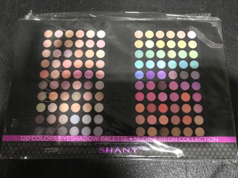 Photo 2 of SHANY Ultimate Fusion - 120 Color Highly Pigmented Makeup Palette Long Lasting Blendable Natural Colors Eye shadow Palette Natural Nude and Neon Combination