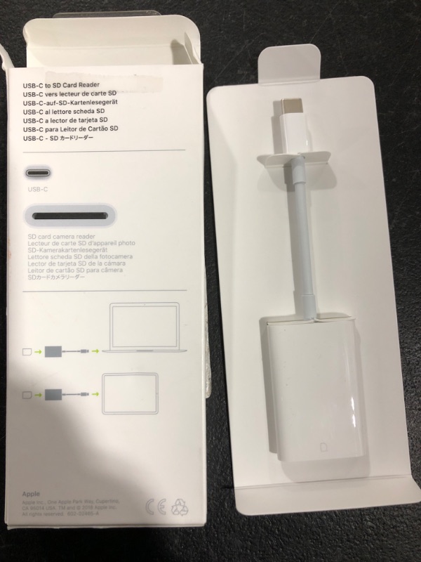 Photo 2 of Apple USB-C to SD Card Reader