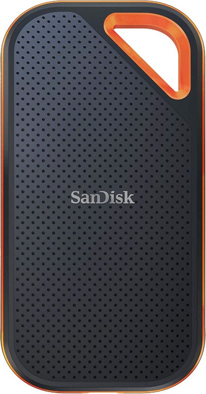 Photo 1 of SanDisk 4TB Extreme PRO Portable SSD - Up to 2000MB/s - USB-C, USB 3.2 Gen 2x2 - External Solid State Drive - SDSSDE81-4T00-G25
