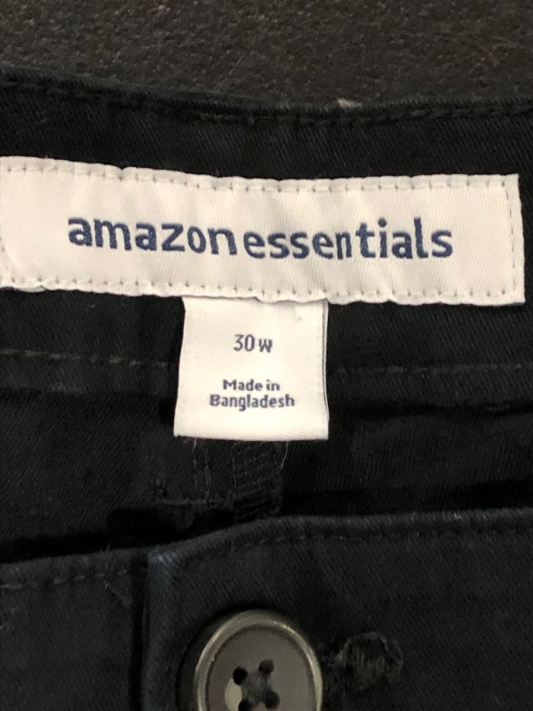 Photo 3 of Amazon Essentials Women's 5 Inch Inseam Chino Short (Available in Plus Size) 30 Black