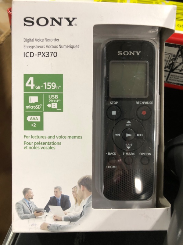 Photo 2 of sony digital voice recorder 4gb