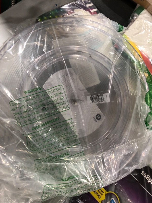 Photo 2 of iDesign Linus Turntable Kitchen, Organization for Pantry, Countertop, Shelf, Table, Vanity, Bathroom, 14" Inch, Clear 14" Inch Mission