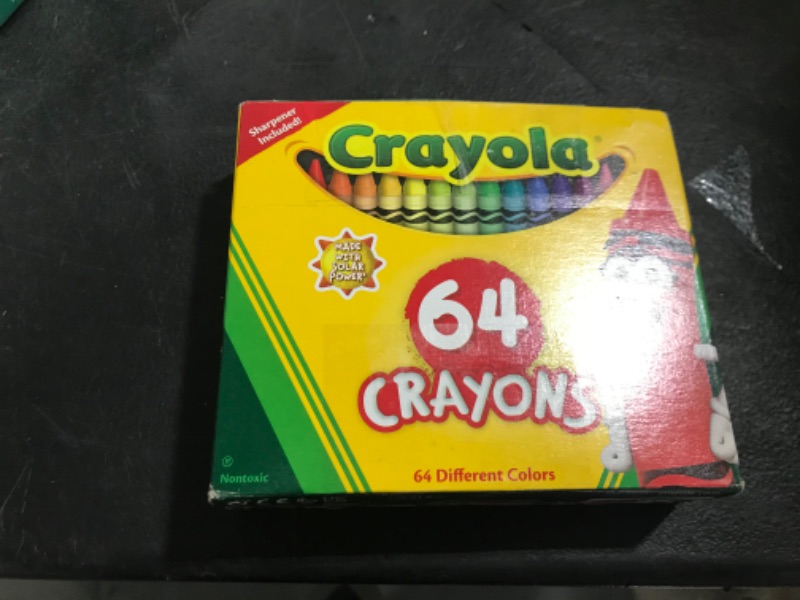 Photo 2 of 64 Crayons Per Box, Classic Colors, Built In Sharpener, Crayons For Kids, School Crayons, Assorted Colors - 64 Crayons Per Box - 1 Box