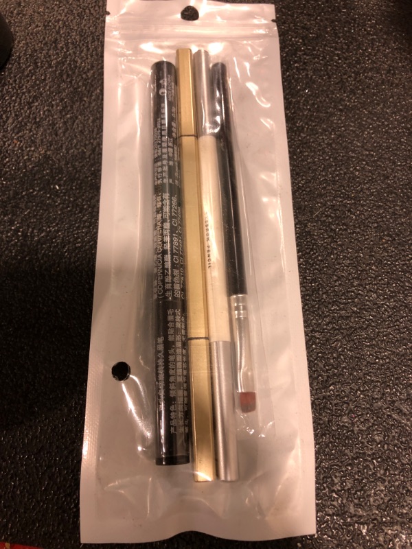 Photo 2 of 3 Different Eyebrow Pencils,Creates Natural Looking Brows Easily,Long Lasting,4-in-1:Eyebrow Pencil *3; Eyebrow Brush *1,Dark Brown #-110456
