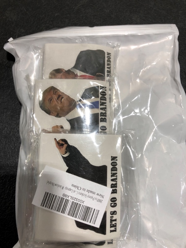 Photo 1 of 200Pcs Lets Go Brandon Trump Sticker Trump Joe Biden Did That Sticker I Did That Sticker Trump Sticker Gas Pump Bumper Parody Vinyl Stickers for Car Laptop Window Waterproof 200pc-c