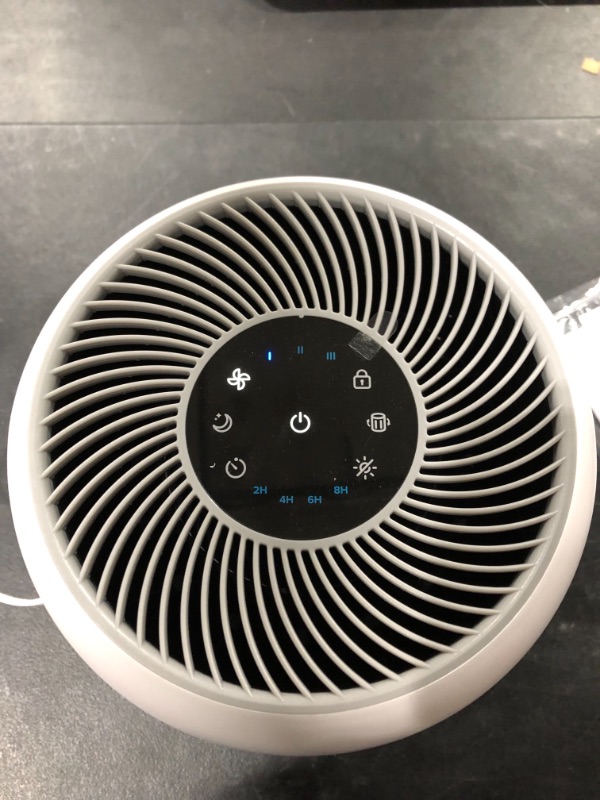 Photo 3 of LEVOIT Air Purifier for Home Allergies Pets Hair in Bedroom, H13 True HEPA Filter, 24db Filtration System Cleaner Odor Eliminators, Ozone Free, Remove 99.97% Dust Smoke Mold Pollen, Core 300, White
