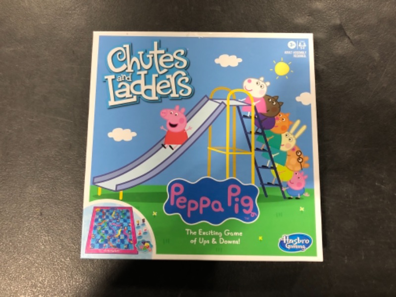 Photo 2 of Chutes and Ladders: Peppa Pig Edition Board Game for Kids Ages 3 and Up, Preschool Games for 2-4 Players