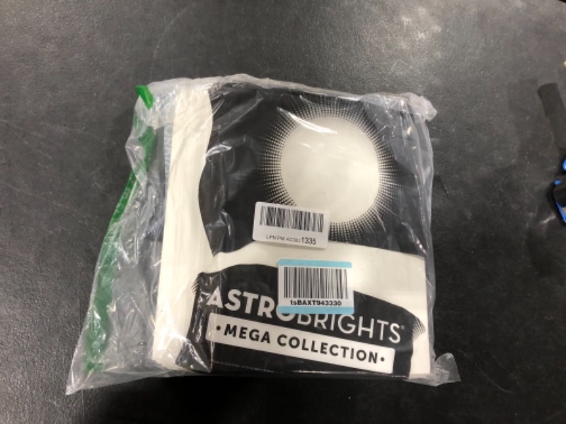 Photo 1 of Astrobrights Mega Collection, Colored Cardstock, Bright Confetti White, 320 Sheets, 65 lb/176 gsm, 8.5" x 11" - MORE SHEETS! (91683)