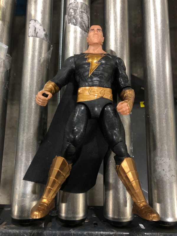 Photo 2 of BLACK ADAM ACTION FIGURE- PUNCHES AND TALKS