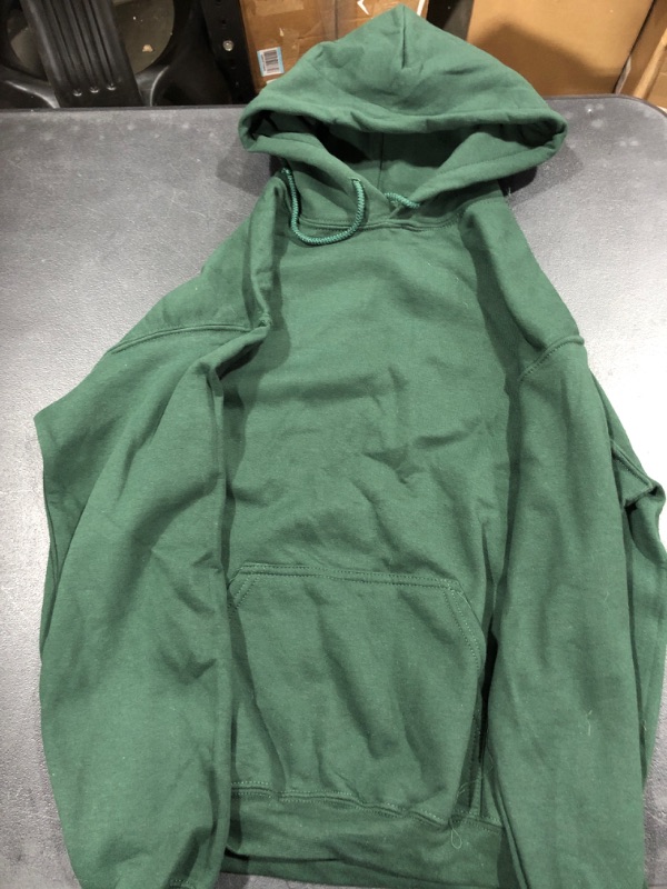 Photo 1 of Gildan - Heavy Blend Hooded Sweatshirt SIZE MEDIUM, DARK GREEN