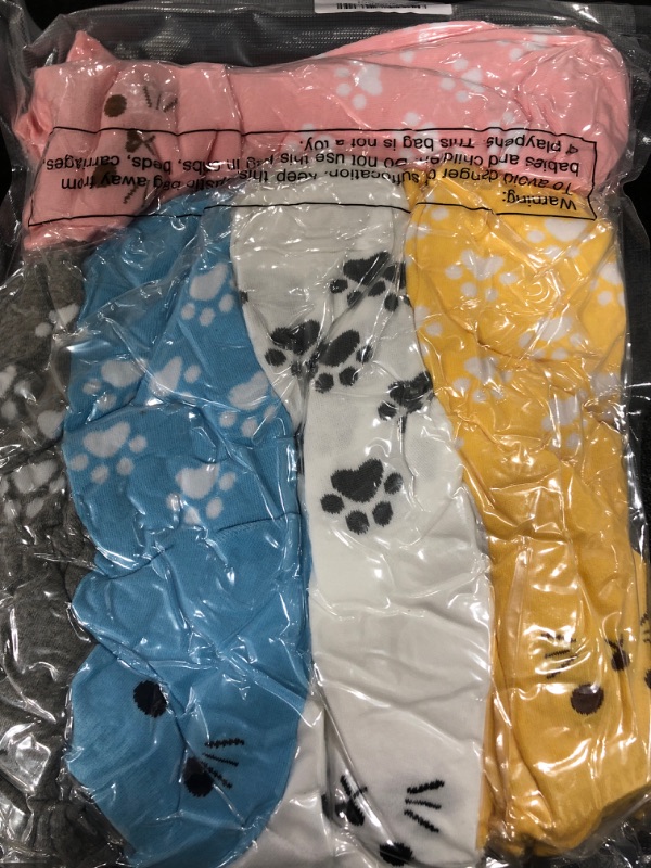 Photo 1 of 20 Pairs Women Girls Cute Cat Dog Crew Socks Casual Cotton Socks Novelty Christmas Birthday Gifts for Animal Lovers