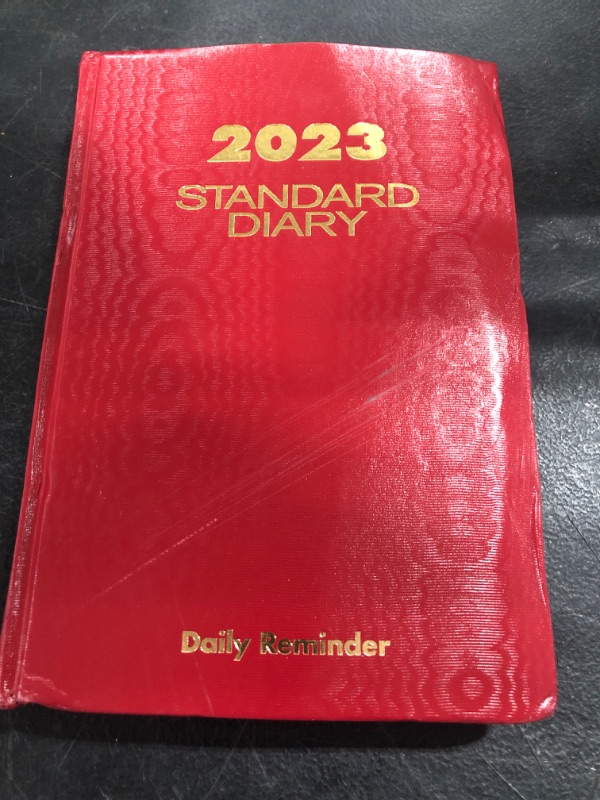 Photo 2 of 2023 STANDARD DIARY (RED BOOK)
DAMAGED BUT U CAN STILL USE-SEE PHOTO