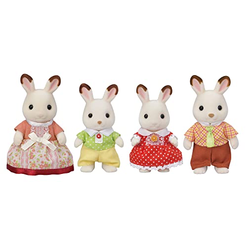 Photo 1 of Calico Critters Hopscotch Rabbit Family Set of 4 Collectible Doll Figures
