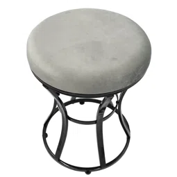 Photo 1 of  18'' Tall Steel Vanity Stool