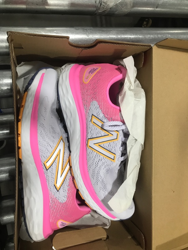 Photo 2 of New Balance Women's Fresh Foam 680 V7 Running Shoe 8 Libra/Vibrant Pink/Night Sky