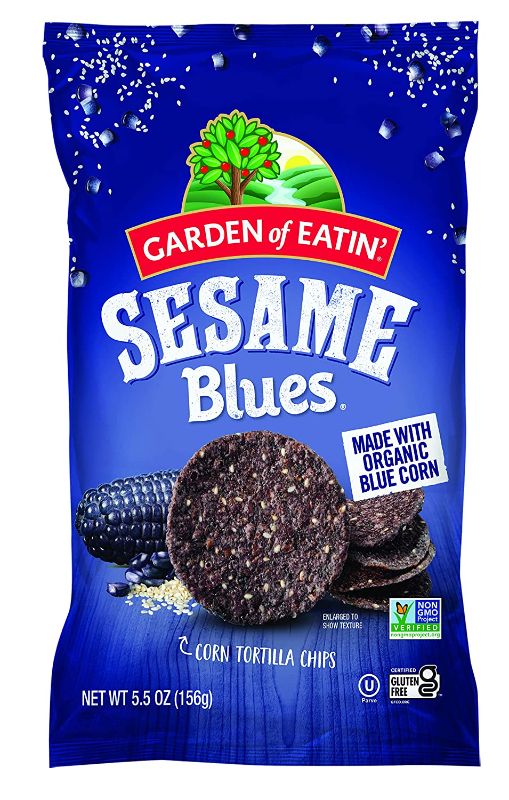 Photo 1 of 
Garden of Eatin' Tortilla Chips, Sesame Blues, 5.5 oz. (Pack of 12)