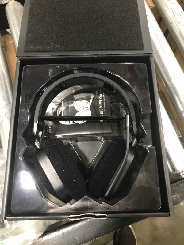 Photo 2 of HS80 RGB WIRELESS Dolby Atmos Gaming Headset for PC, Mac, PS5|PS4 with Broadcast-Grade Omni-Directional Microphone