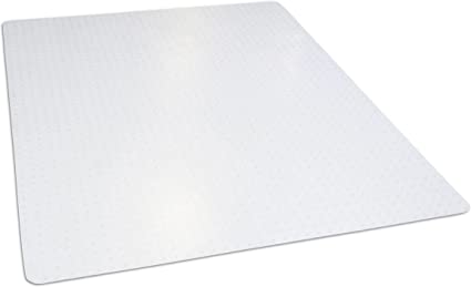 Photo 1 of  46"x 60" Clear Rectangle Office Chair Mat For Low Pile Carpet, Made In The USA, BPA And Phthalate Free,
