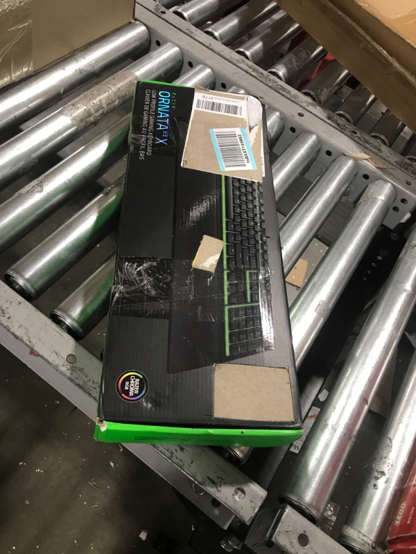 Photo 1 of Razer Ornata V3 X Gaming Keyboard: Low-Profile Keys - Silent Membrane Switches - Spill Resistant - Chroma RGB Lighting - Ergonomic Wrist Rest - Classic Black