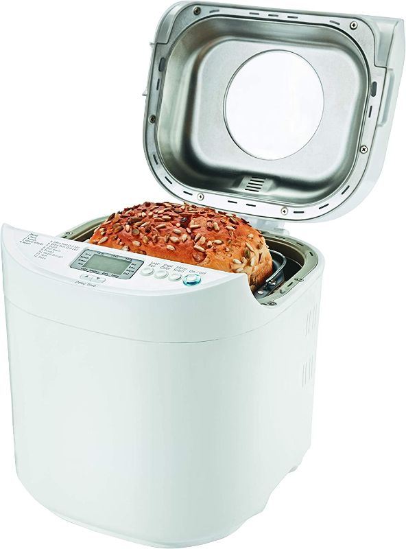 Photo 2 of Oster Expressbake Breadmaker, 2-lb. Loaf Capacity, 2 lb, White/Ivory
