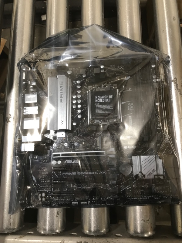 Photo 3 of ASUS Prime B650M-a AX AMD B650(Ryzen 7000) Micro-ATX Motherboard(DDR5,PCIe 5.0 M.2,2.5Gb LAN,Wi-Fi 6, DP,USB 3.2 Gen 2 Ports,Front USB 3.2 Gen 1 Type
